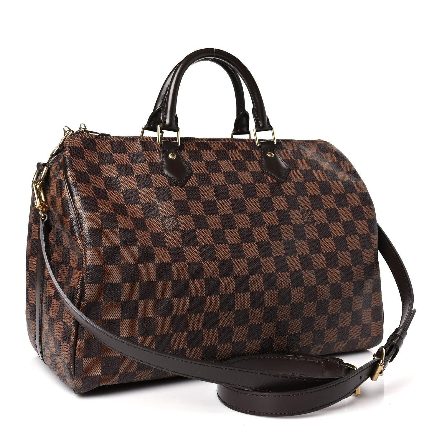 Louis Vuitton Damier Ebene Speedy Bandouliere 35 3 of 8