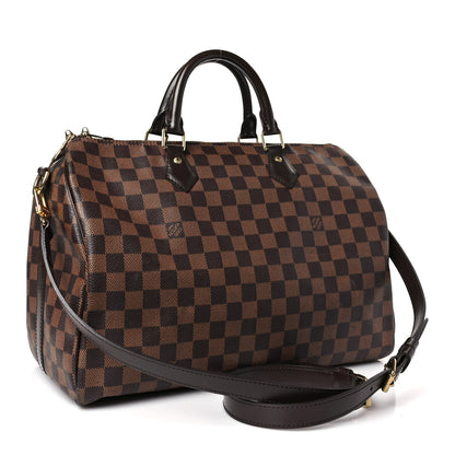 Louis Vuitton Damier Ebene Speedy Bandouliere 35 3 of 8