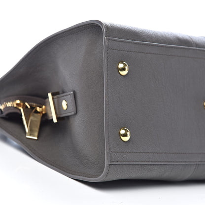 Saint Laurent Sheepskin Small Cabas ChYc Grey 11 of 13