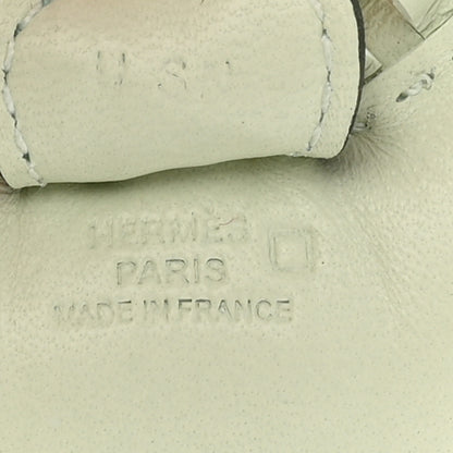 Hermes Milo Lambskin Matte Alligator Touch Grigri Rodeo Horse Bag Charm PM Vert Fizz Vert D'eau 3 of 4