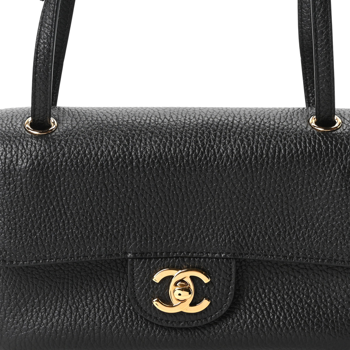 Chanel Grained Calfskin Mini Souplissimo Maxi Flap Black 8 of 11