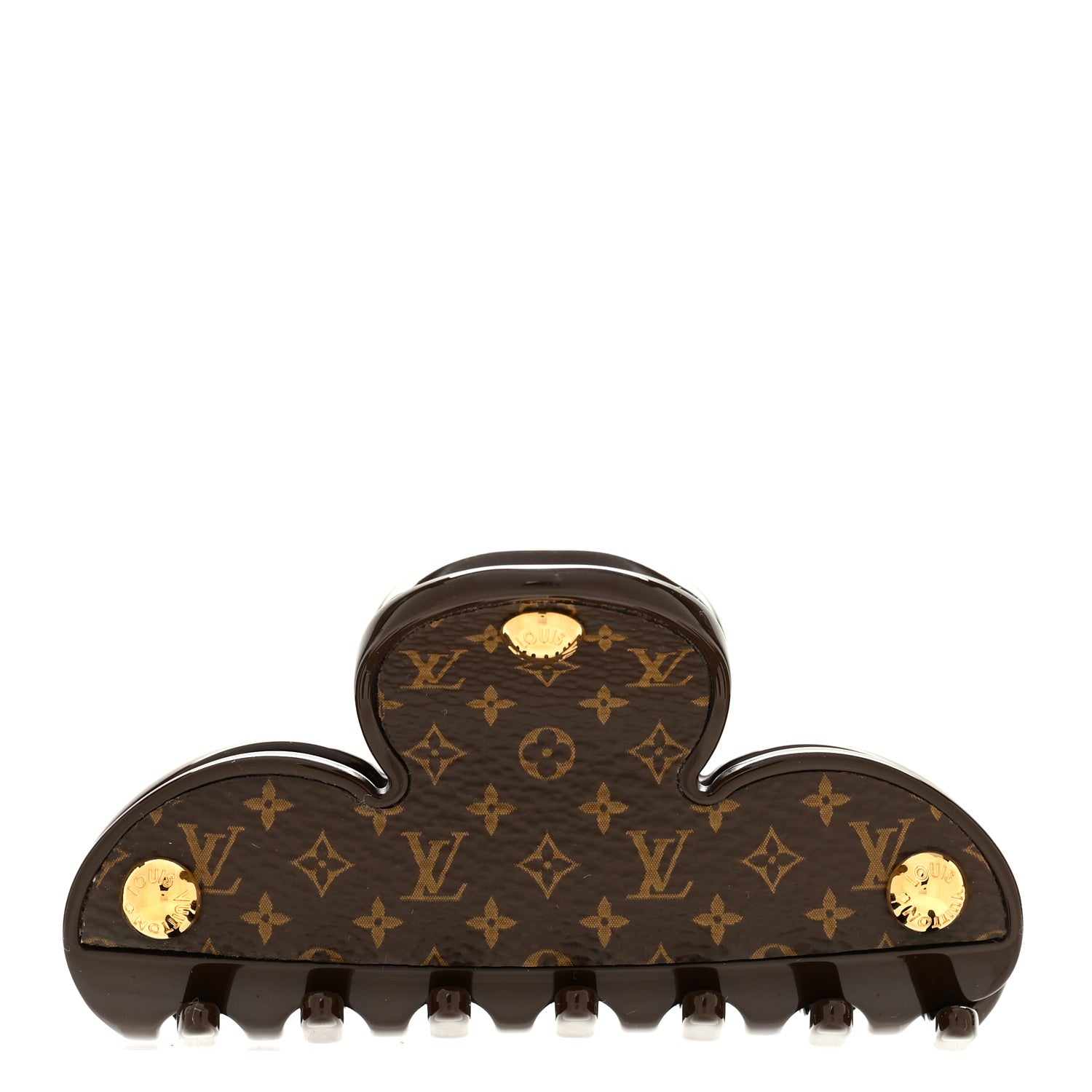 Louis Vuitton Resin Monogram Claw Clip Brown 1 of 5