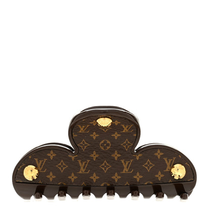 Louis Vuitton Resin Monogram Claw Clip Brown 1 of 5