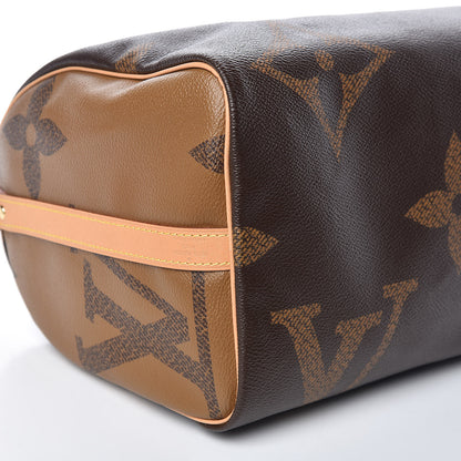 Louis Vuitton Reverse Monogram Giant Speedy Bandouliere 30 6 of 12