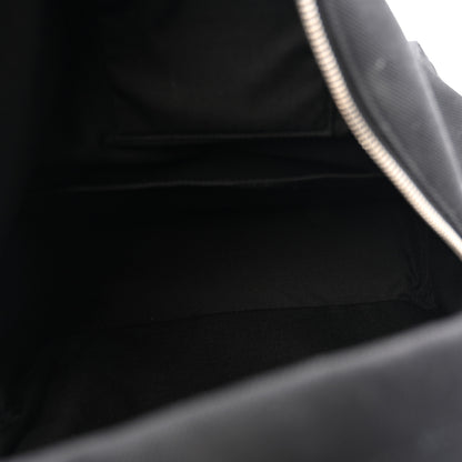 Saint Laurent Canvas Signature Embroidered City Backpack Black 5 of 12