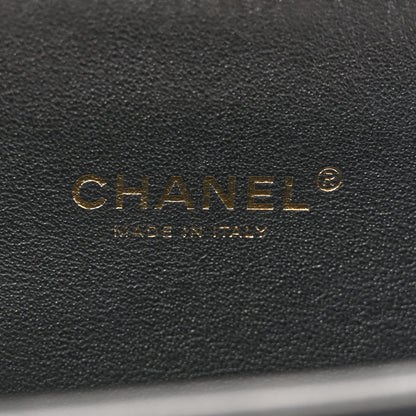 Chanel Caviar Quilted Small CC Filigree Vanity Case Black 6 of 10