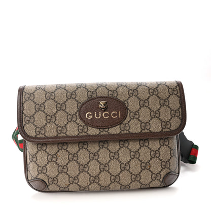 Gucci GG Supreme Monogram Neo Vintage Web Belt Bag Brown 1 of 10