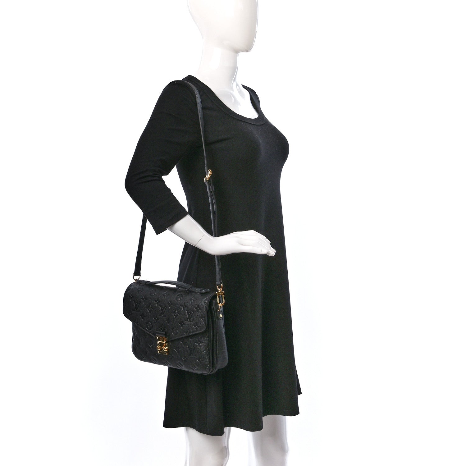 Louis Vuitton Empreinte Pochette Metis Black 2 of 8