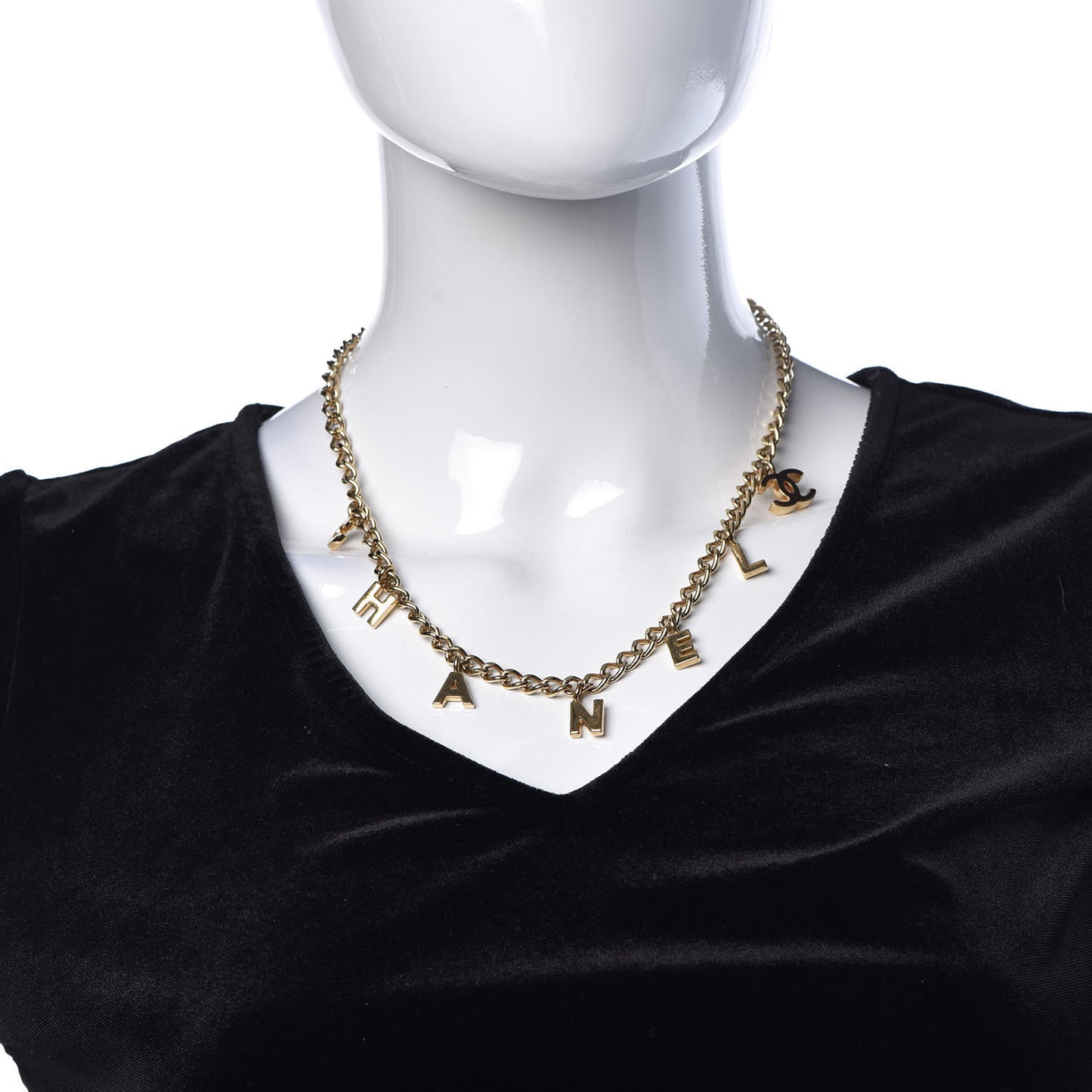 Logo Necklace Gold