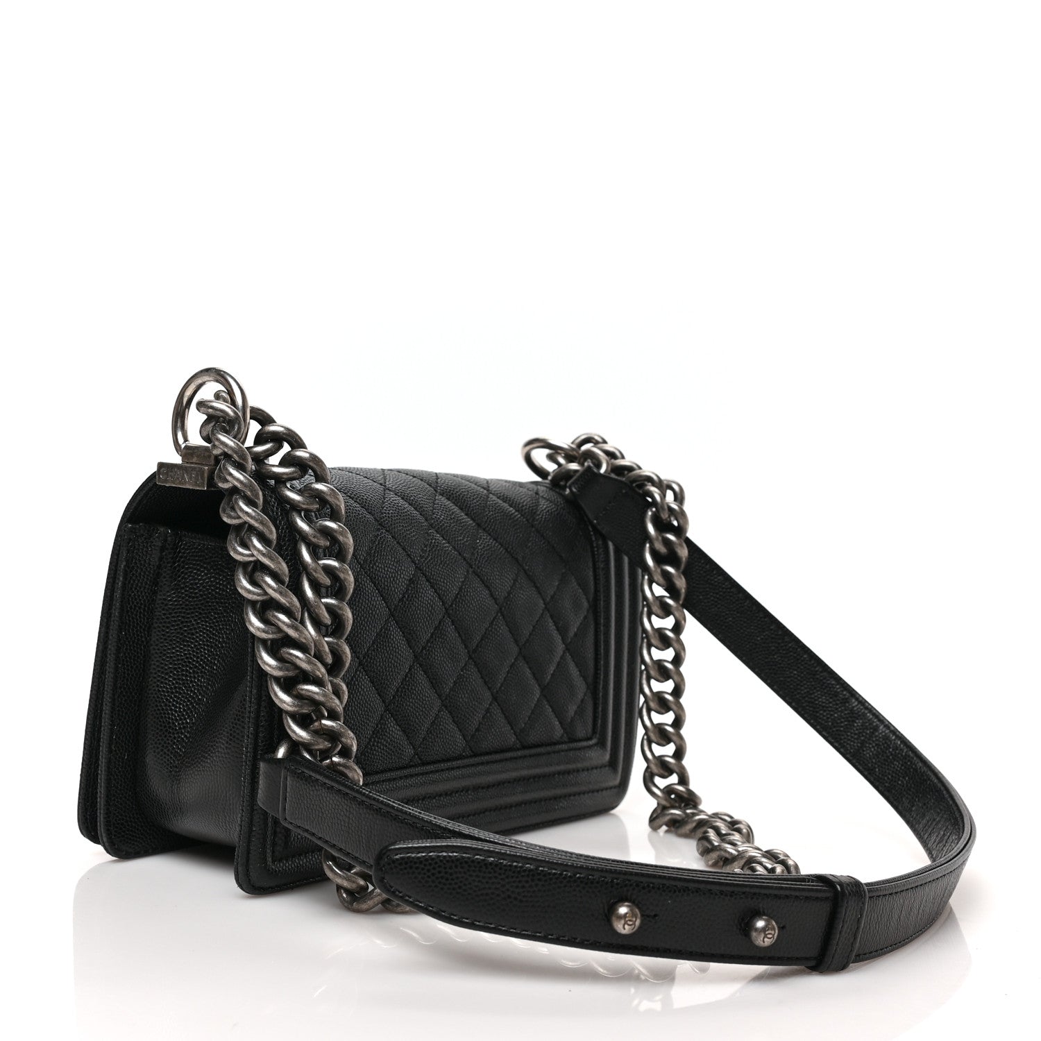 Chanel Caviar Quilted Small Boy Flap Black 3 of 9