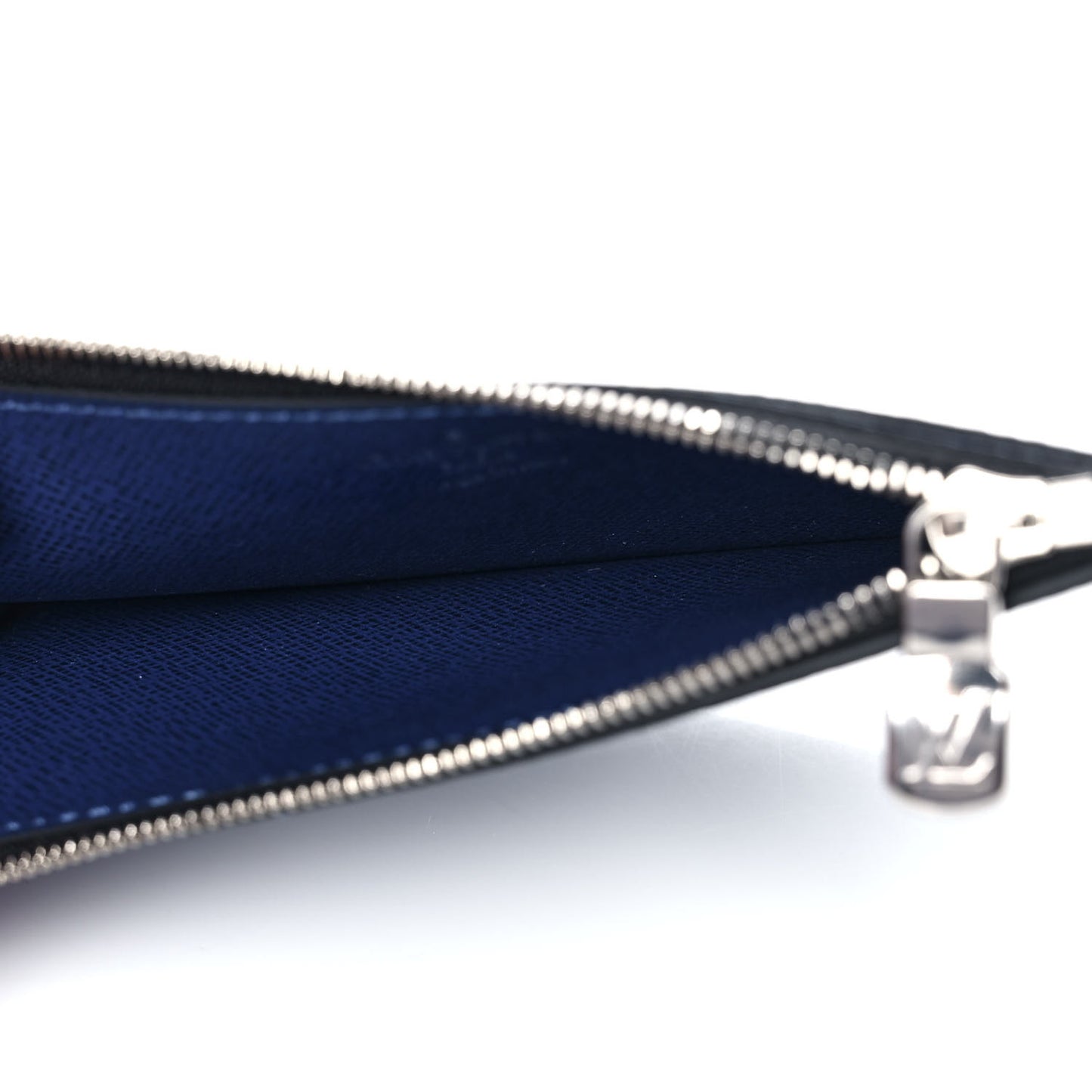 Monogram Taiga Coin Card Holder Cobalt