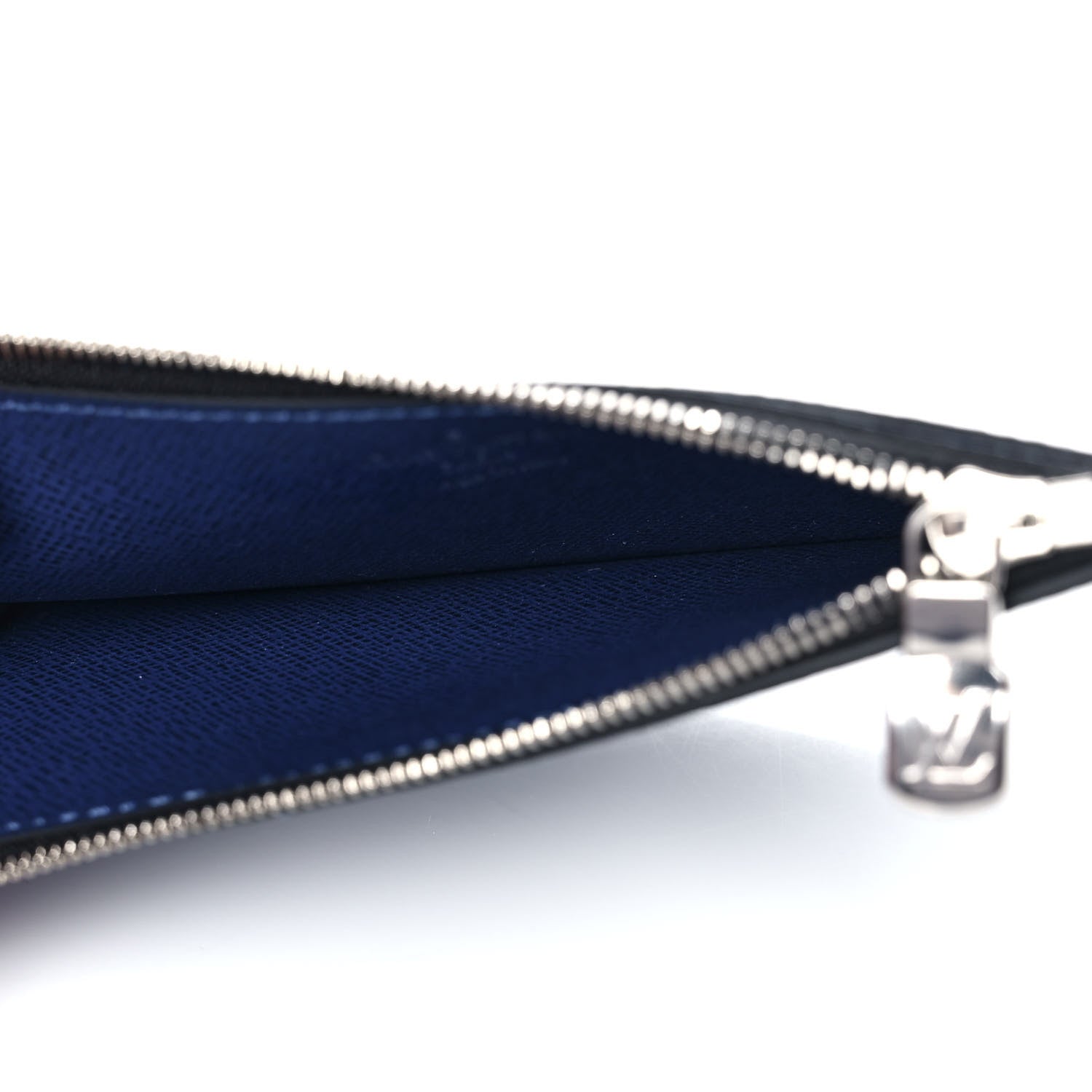 Louis Vuitton Monogram Taiga Coin Card Holder Cobalt 5 of 6