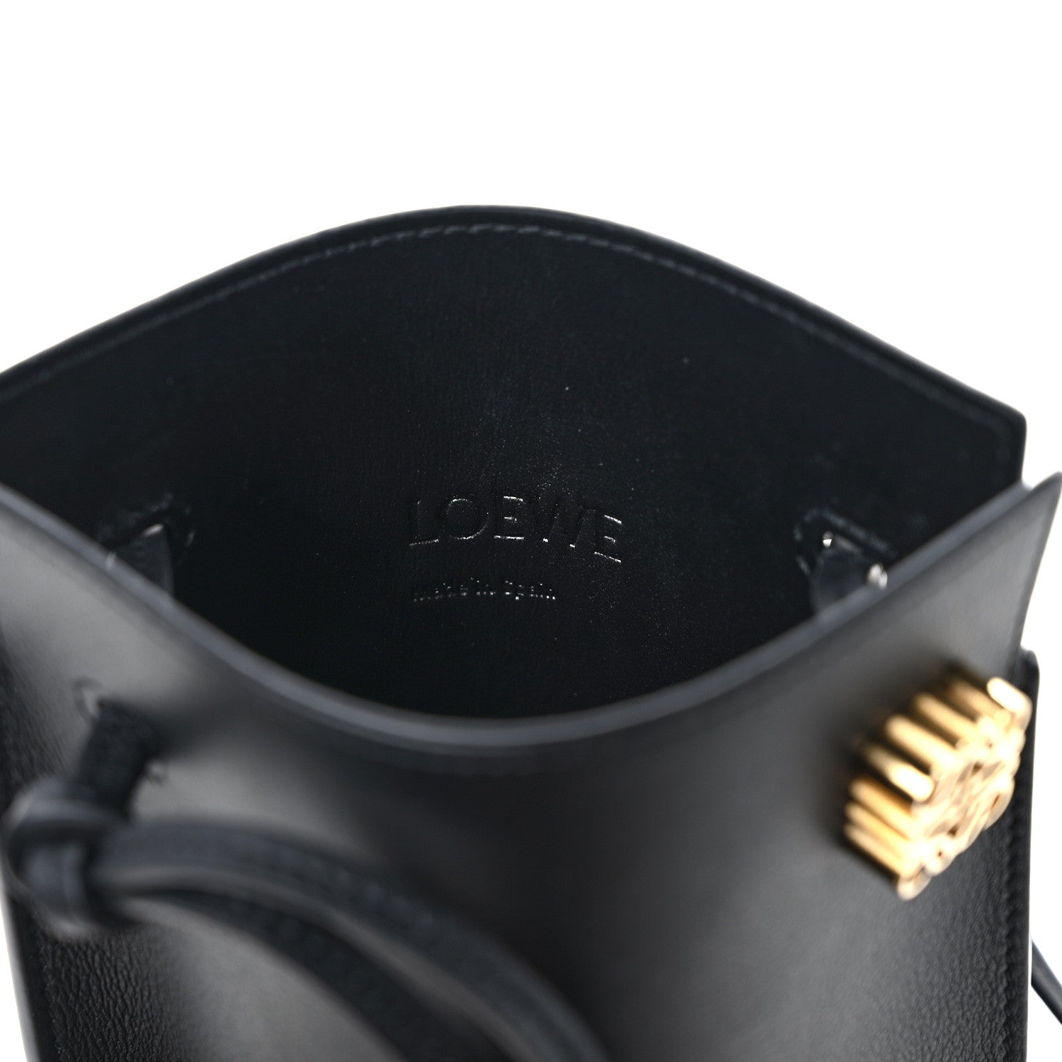 Loewe Smooth Calfskin Dice Pocket Black 6 of 10