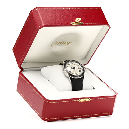 Cartier Stainless Steel Nylon 42mm Ronde Croisiere Automatic Watch 5 of 5