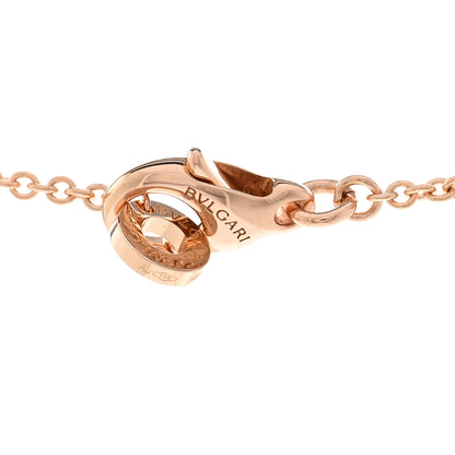 Bulgari 18K Rose Gold Diamond B.Zero1 Pendant Necklace 4 of 5