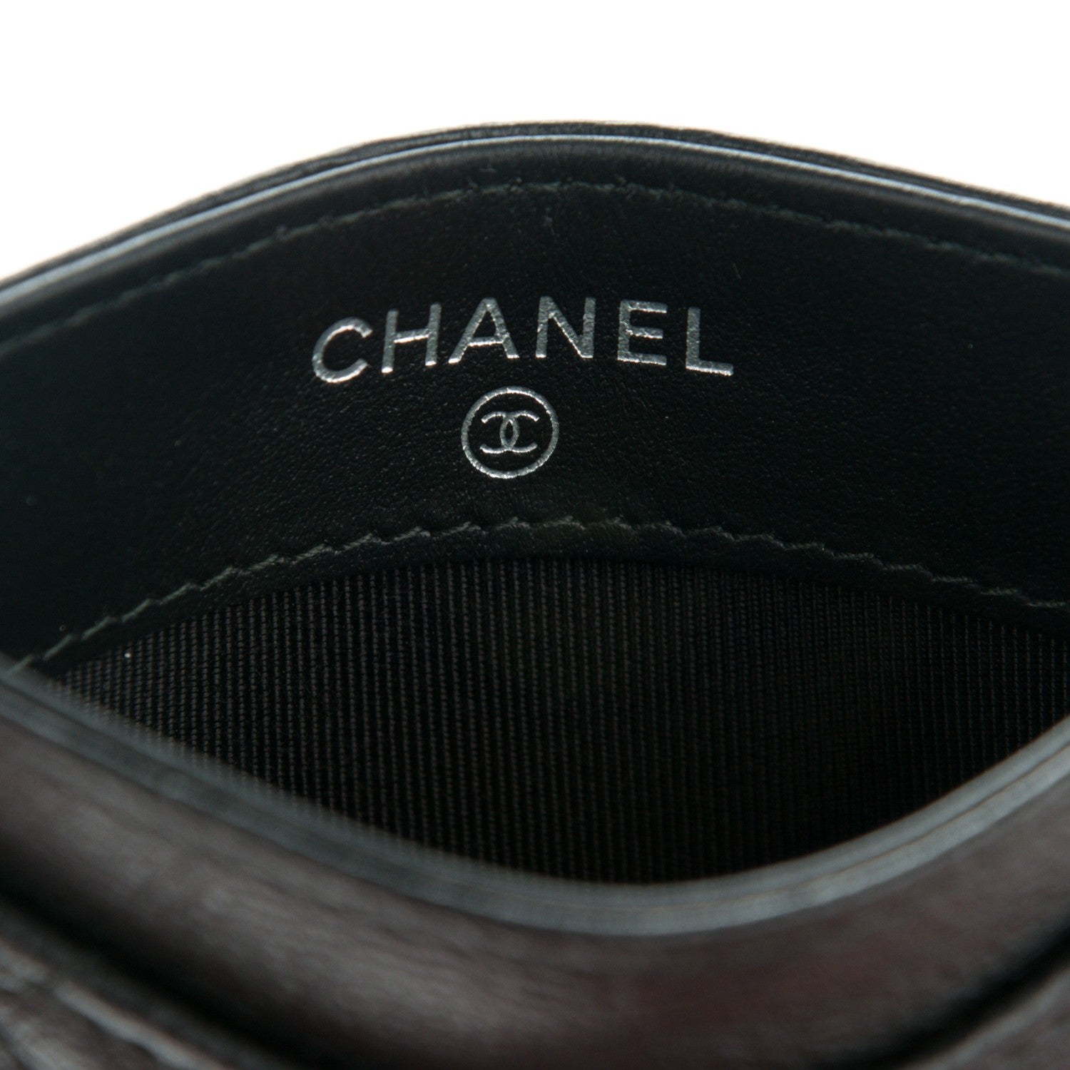 Chanel Calfskin Quilted Card Holder So Black 5 of 7