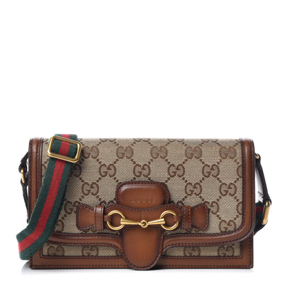 Gucci Monogram Lady Web Convertible Wallet Beige Cuir 1 of 11