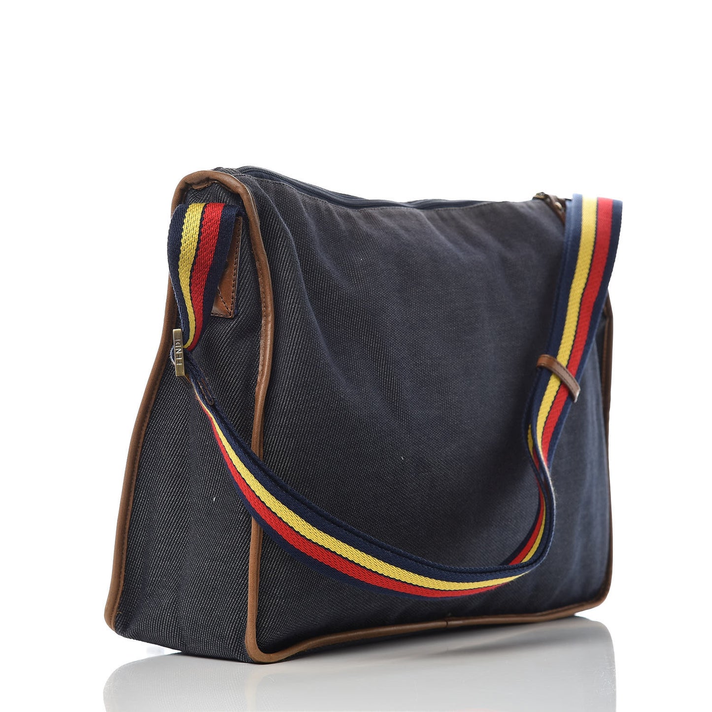 Denim Messenger Bag Blue