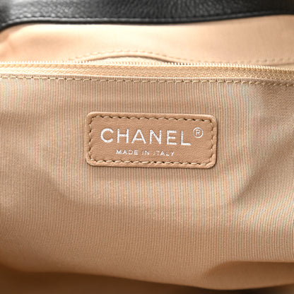 Chanel Caviar Quilted Expandable Zip Shoulder Bag Black 6 of 10