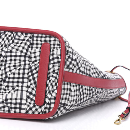 MCM Visetos Medium Liz Reversible Shopper Tote Ruby Red 13 of 13