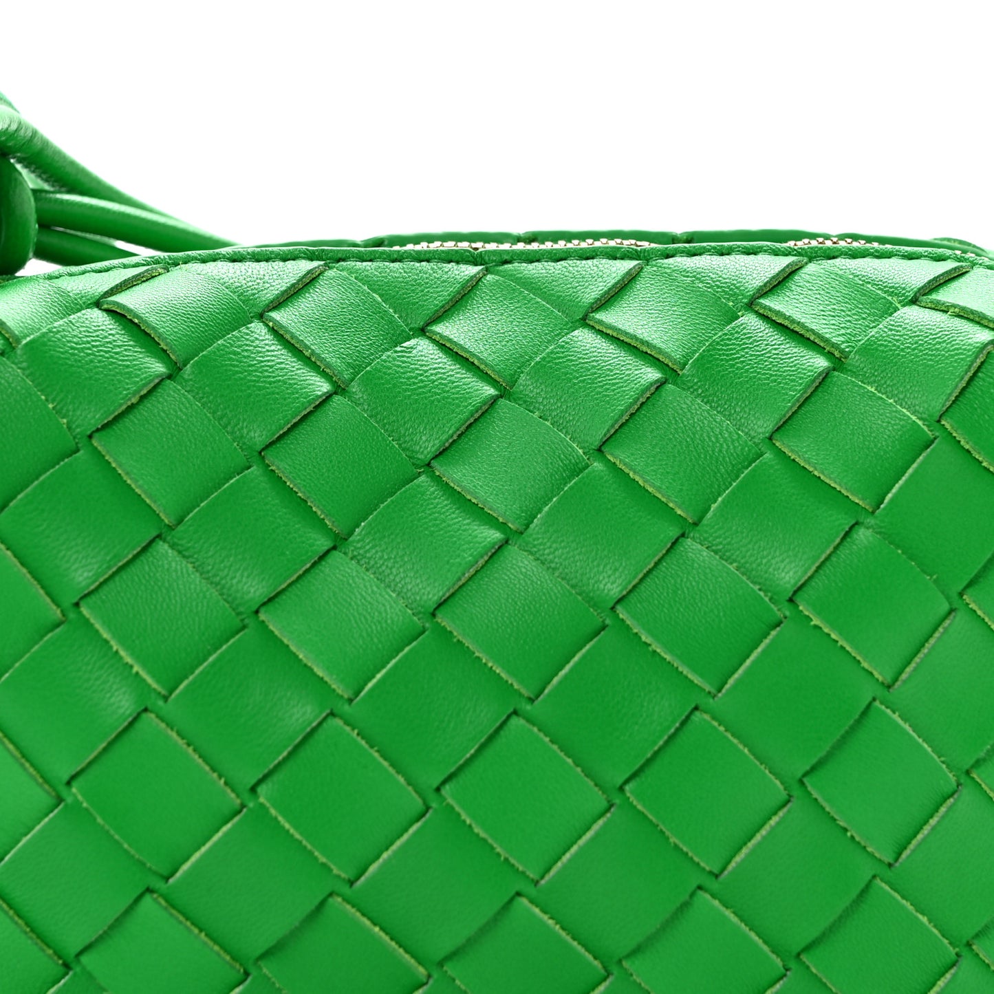 Nappa Intrecciato Mini Loop Camera Bag Parakeet