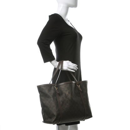Gucci GG Supreme Monogram Medium Nice Tote Dark Brown 2 of 13