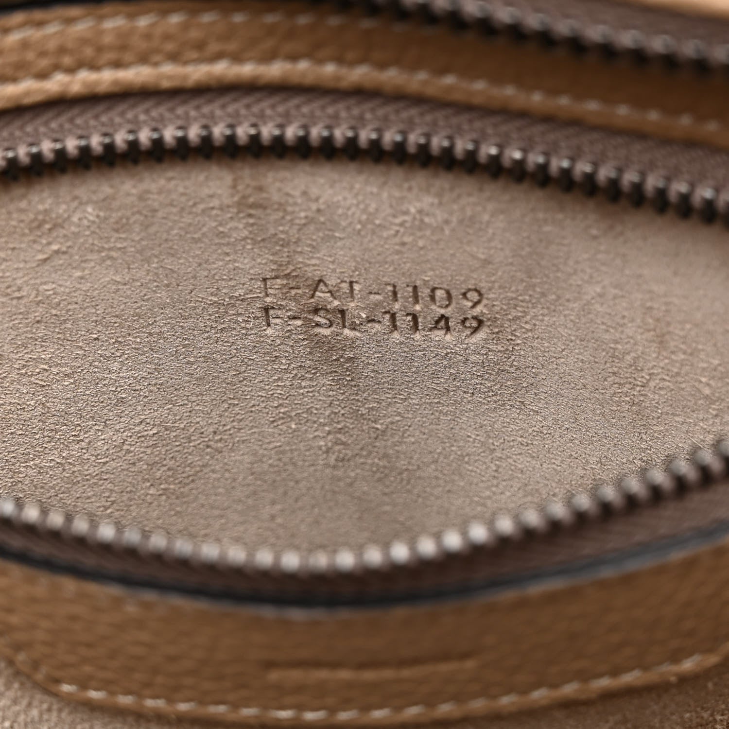 Celine Drummed Calfskin Micro Luggage Dune 8 of 11