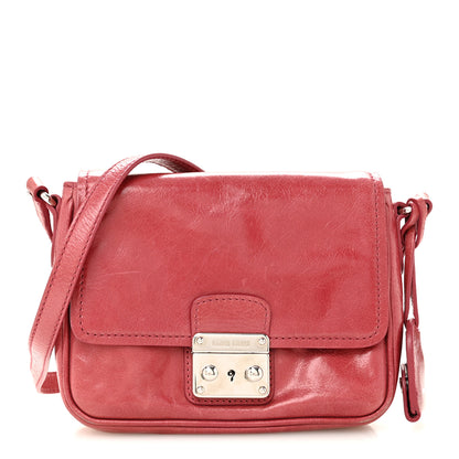 Miu Miu Vitello Shine Crossbody Bruyere 1 of 17