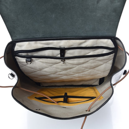 Goyard Goyardine Calfskin Alpin Backpack Black 5 of 9