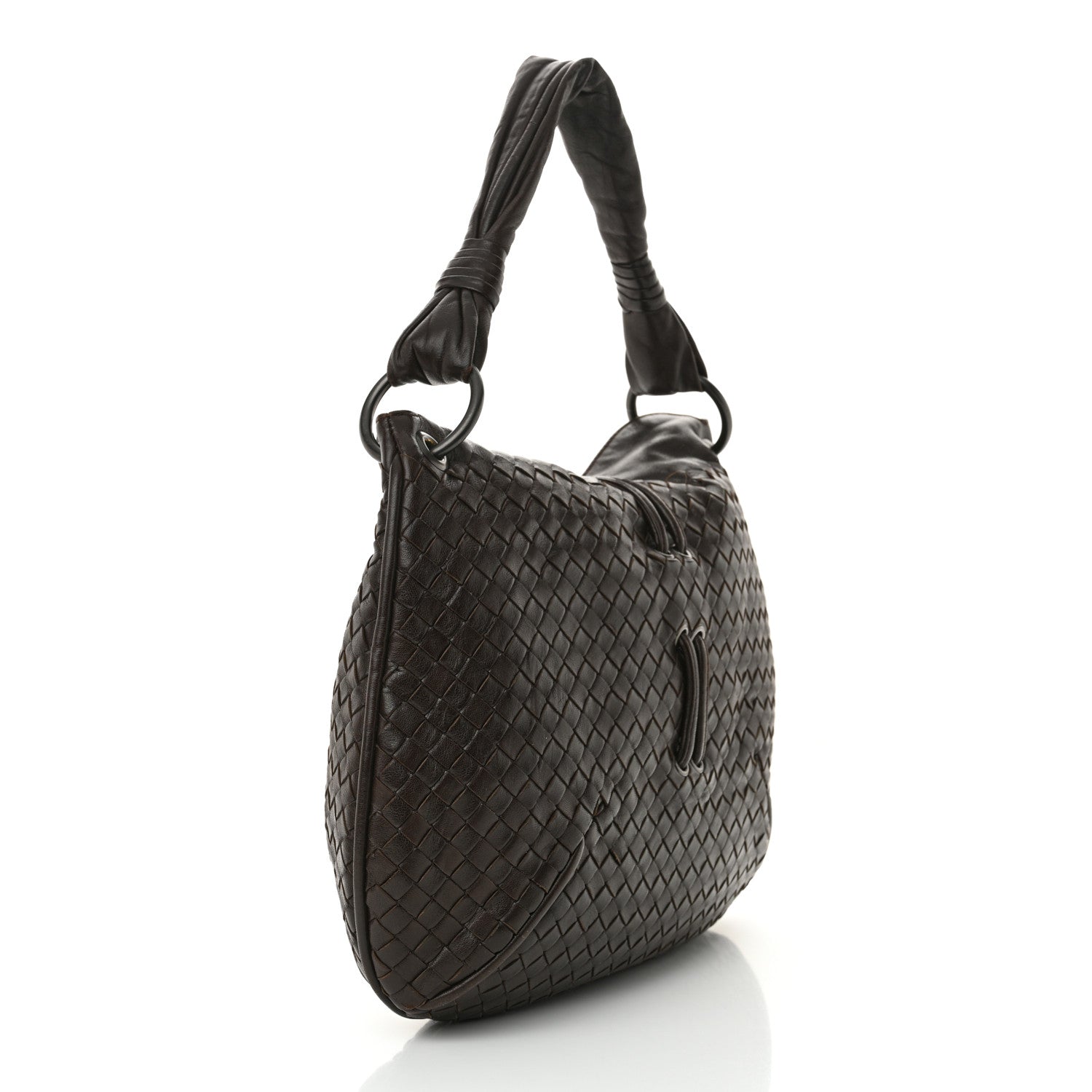 Bottega Veneta VENETA Nappa Intrecciato Hobo Ebano 4 of 13