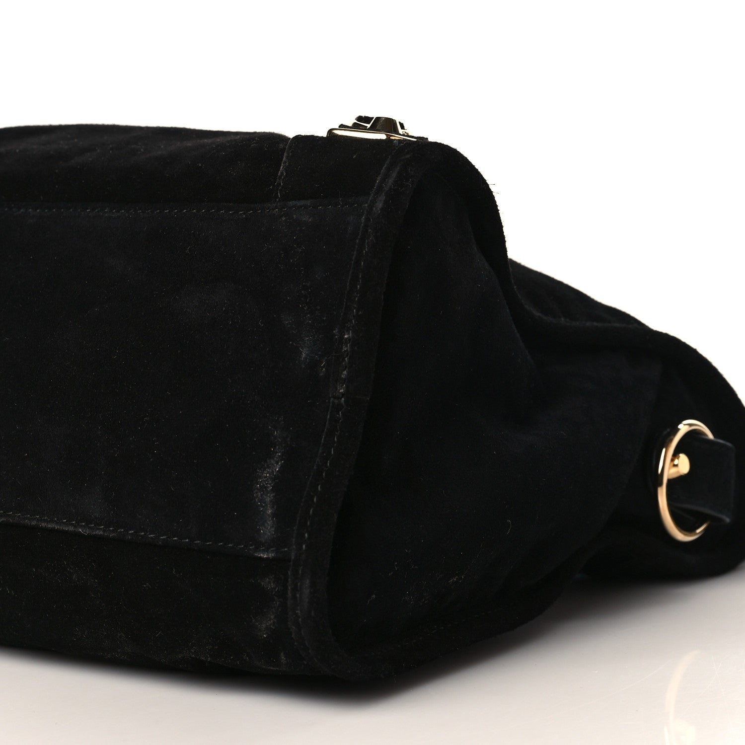 Balenciaga Baby Daim Gold Metallic Edge Hardware City Black 9 of 9