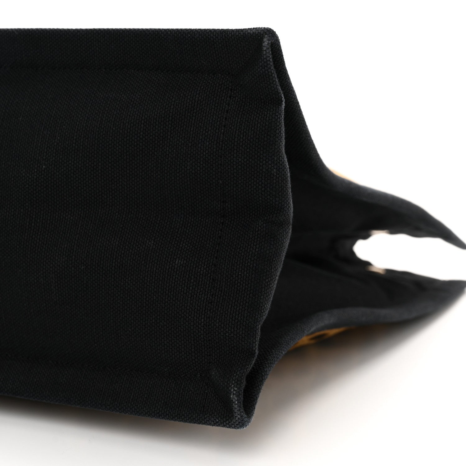 Saint Laurent Canvas Calfskin Leopard Print Rive Gauche Noe Tote Natural Black 10 of 13