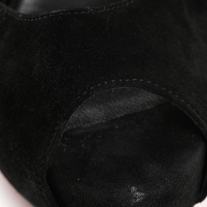 Christian Louboutin Suede Rabakate 100 Pumps 36 Black 9 of 12