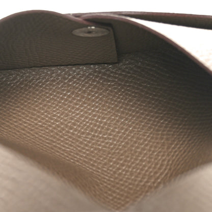 Hermes Epsom Calvi Card Case Etoupe 6 of 8