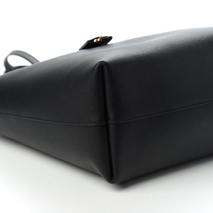 Saint Laurent Calfskin Large Shopping Tote Black 6 of 10
