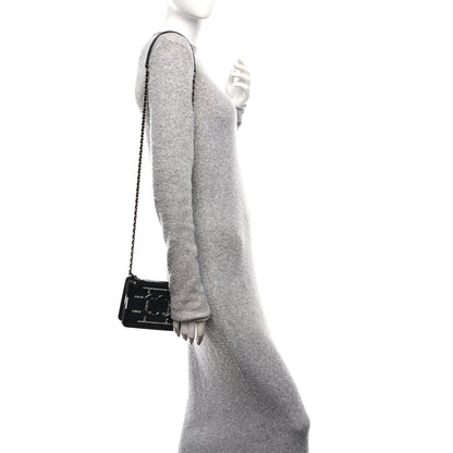 Chanel Plexiglass Patent Baguette Crystal Mini Boy Brick Flap Black 2 of 10