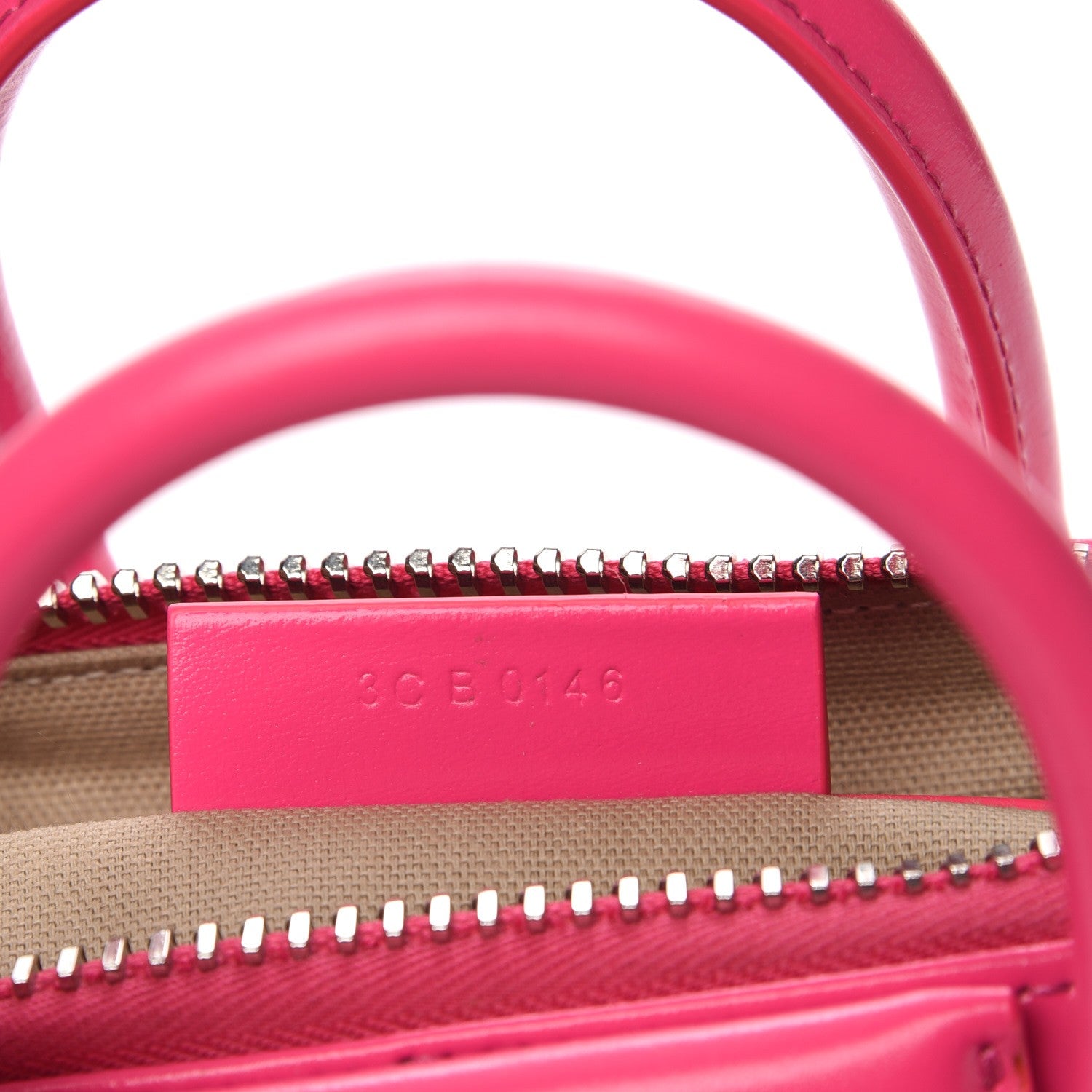 Givenchy Shiny Lord Calfskin Mini Antigona Shocking Pink 8 of 9