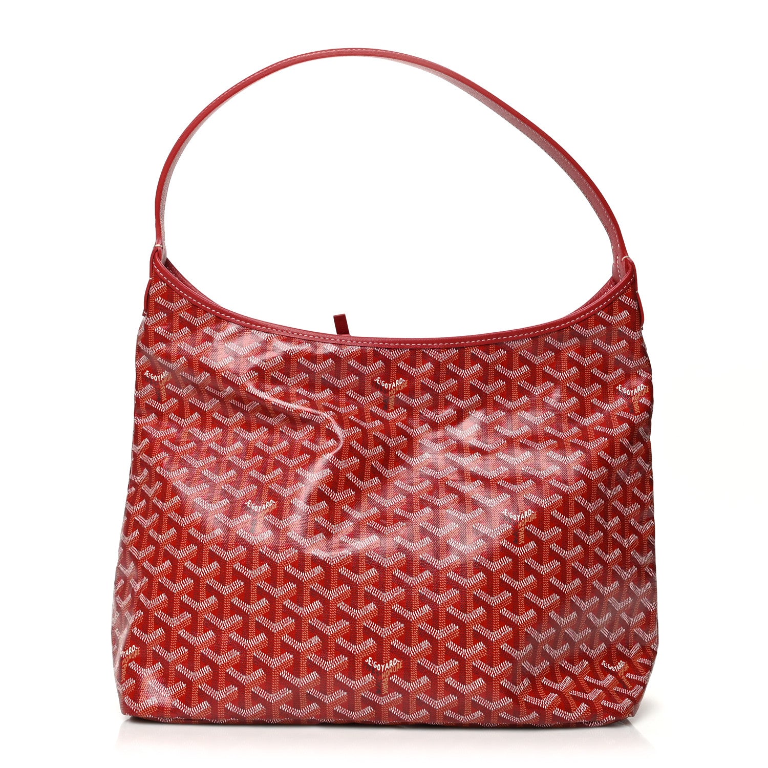 Goyard Goyardine Boheme Hobo Red 2 of 7