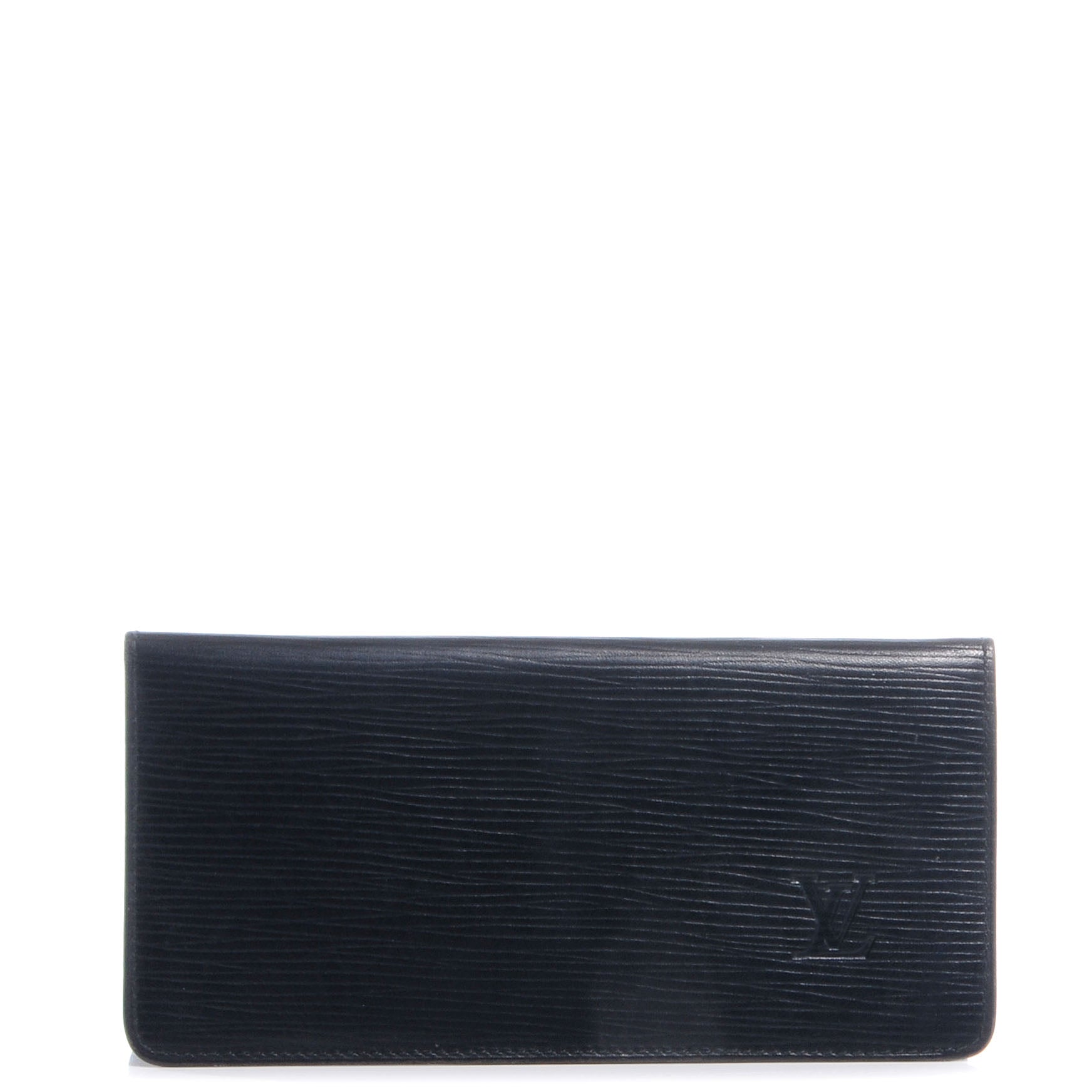 Louis Vuitton Epi Simple Checkbook Cover Black 1 of 6
