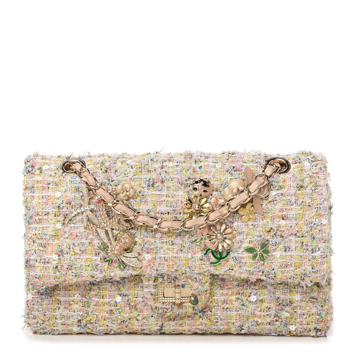 Tweed Garden Party 2.55 Reissue 225 Flap Multicolor