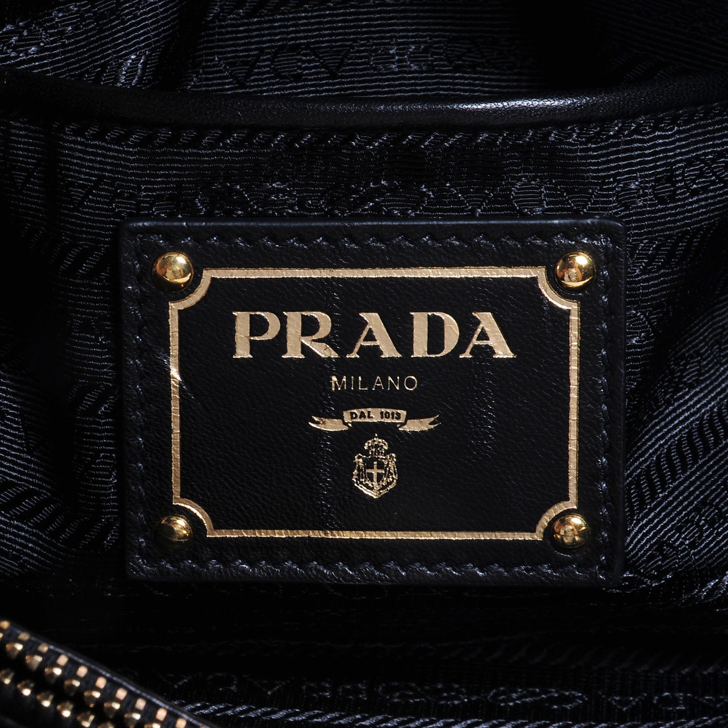 Prada Tessuto Nylon Gaufre Tote Nero Black 6 of 9