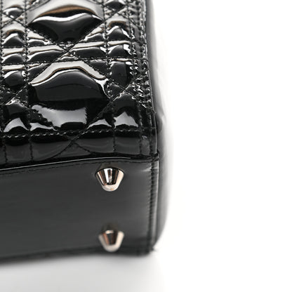 Christian Dior Patent Cannage Large Lady Dior Black 11 of 15