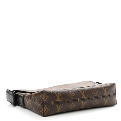 Louis Vuitton Monogram Macassar Magnetic Messenger 4 of 14