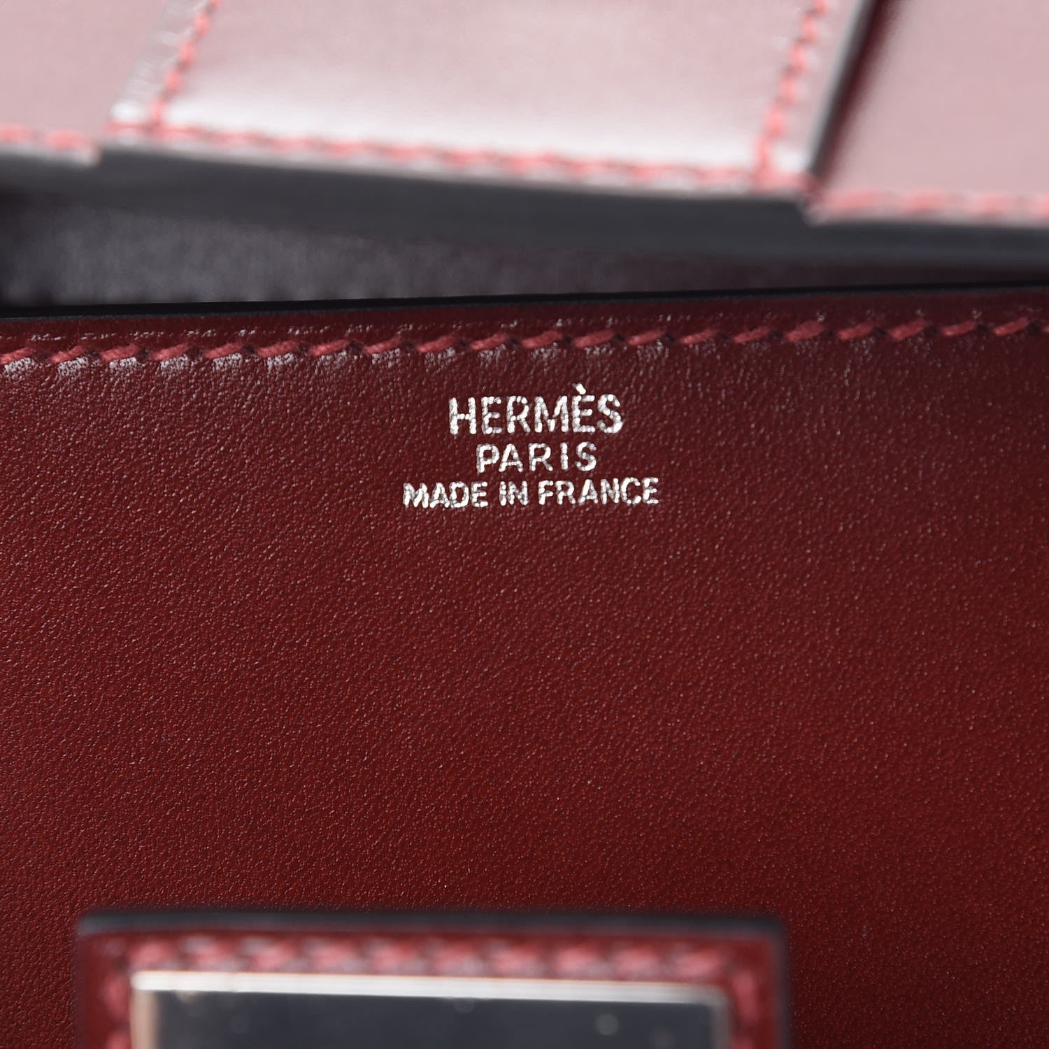 Hermes Tadelakt Medor 23 Clutch Rouge H 6 of 8