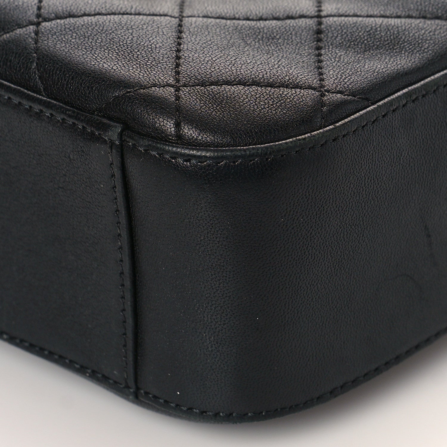 Chanel Goatskin Quilted Chanel 19 Camera Case Black 9 of 9