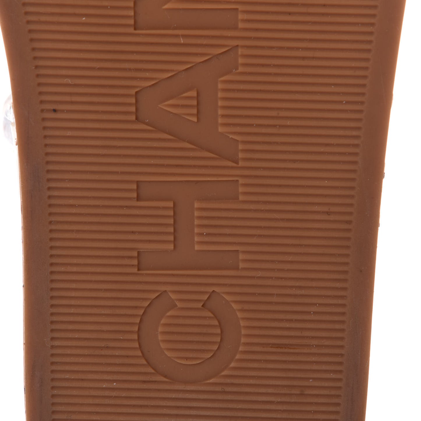 Cord Lambskin Quilted Logo Sandals 38 White Black