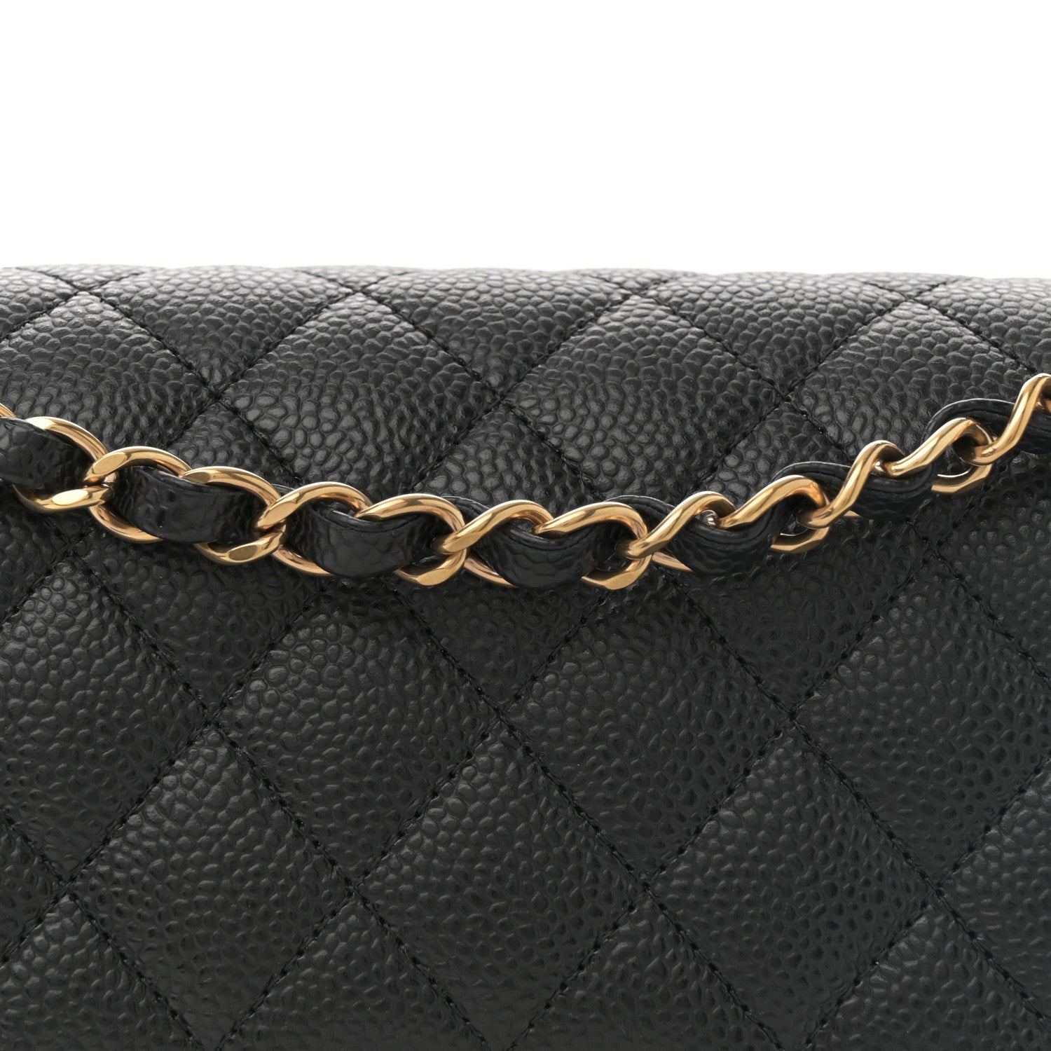 Chanel Caviar Quilted Medium Double Flap Black 8 of 10