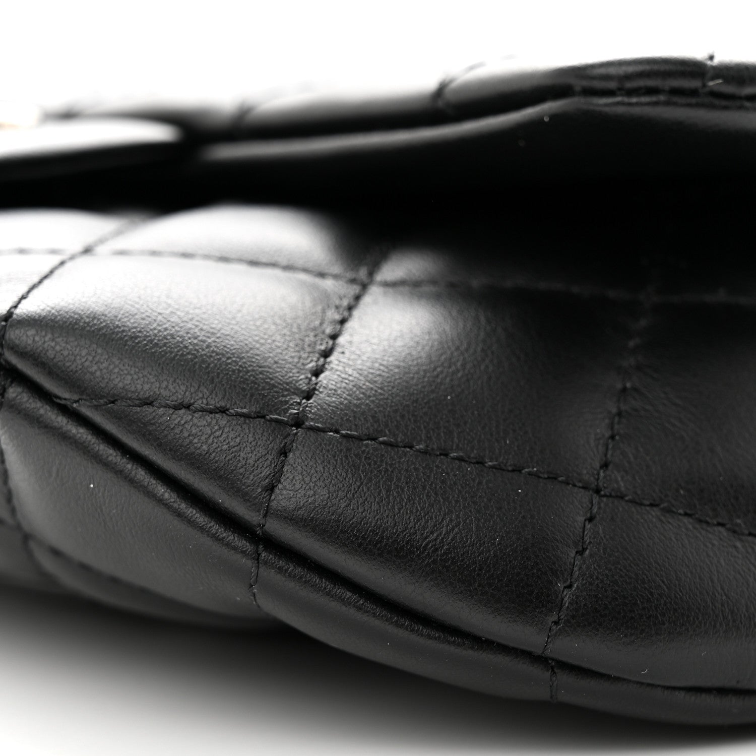 Chanel Calfskin Quilted CC Uniform Flap Belt Bag Black 10 of 10