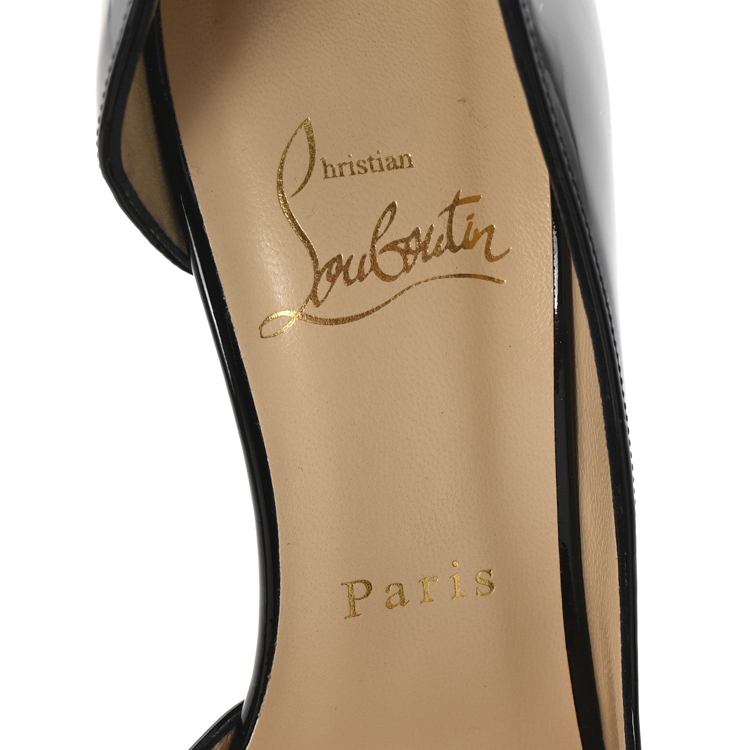 Christian Louboutin Patent Iriza 100 Pumps 36.5 Black 8 of 9