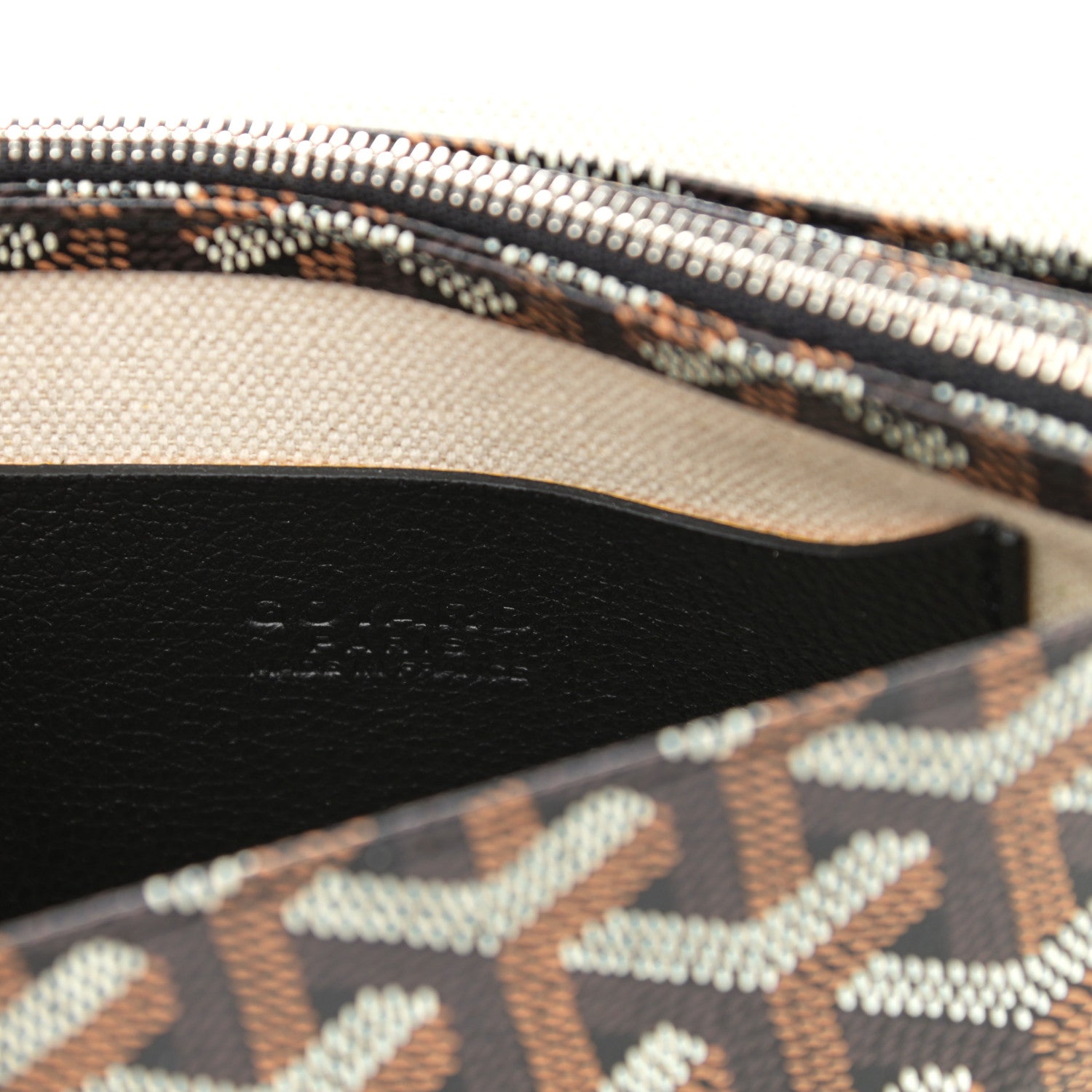 Goyard Goyardine Plumet Wallet Clutch Black 6 of 9